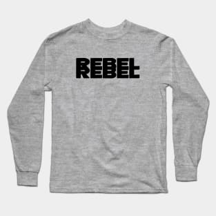 Rebel Rebel, black Long Sleeve T-Shirt